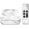 Silver Marble Apple TV Skin